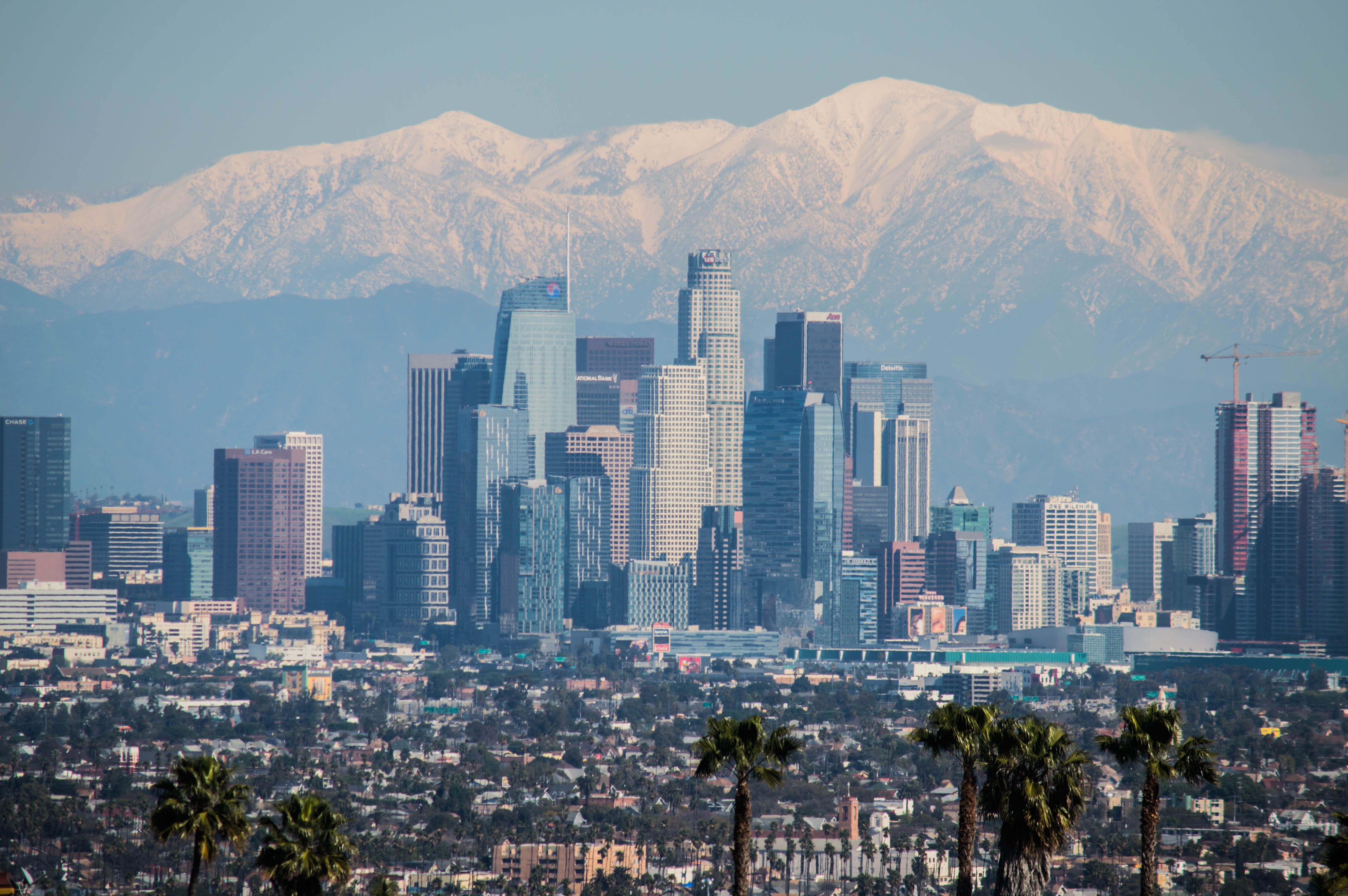 LA skyline